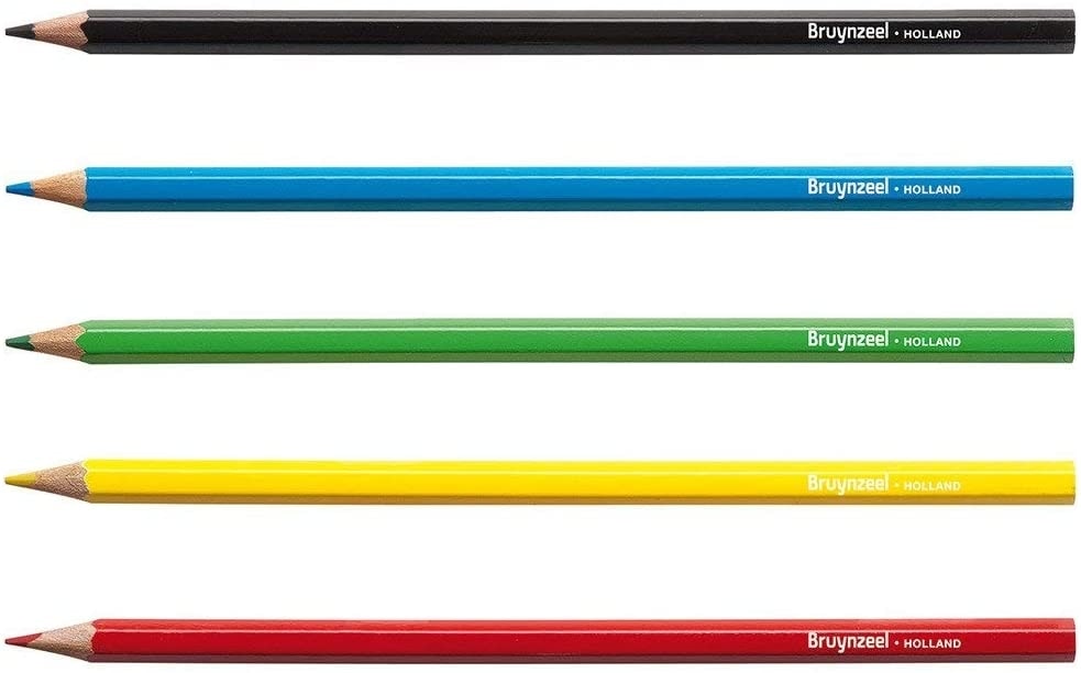 Colored Pencil Bruynzeel Basic 12/Pack Tin