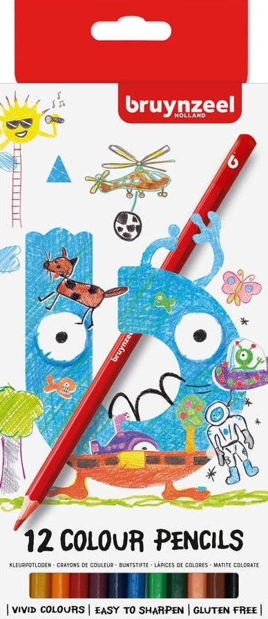 Colored Pencil Bruynzeel 12/Pack 60112002