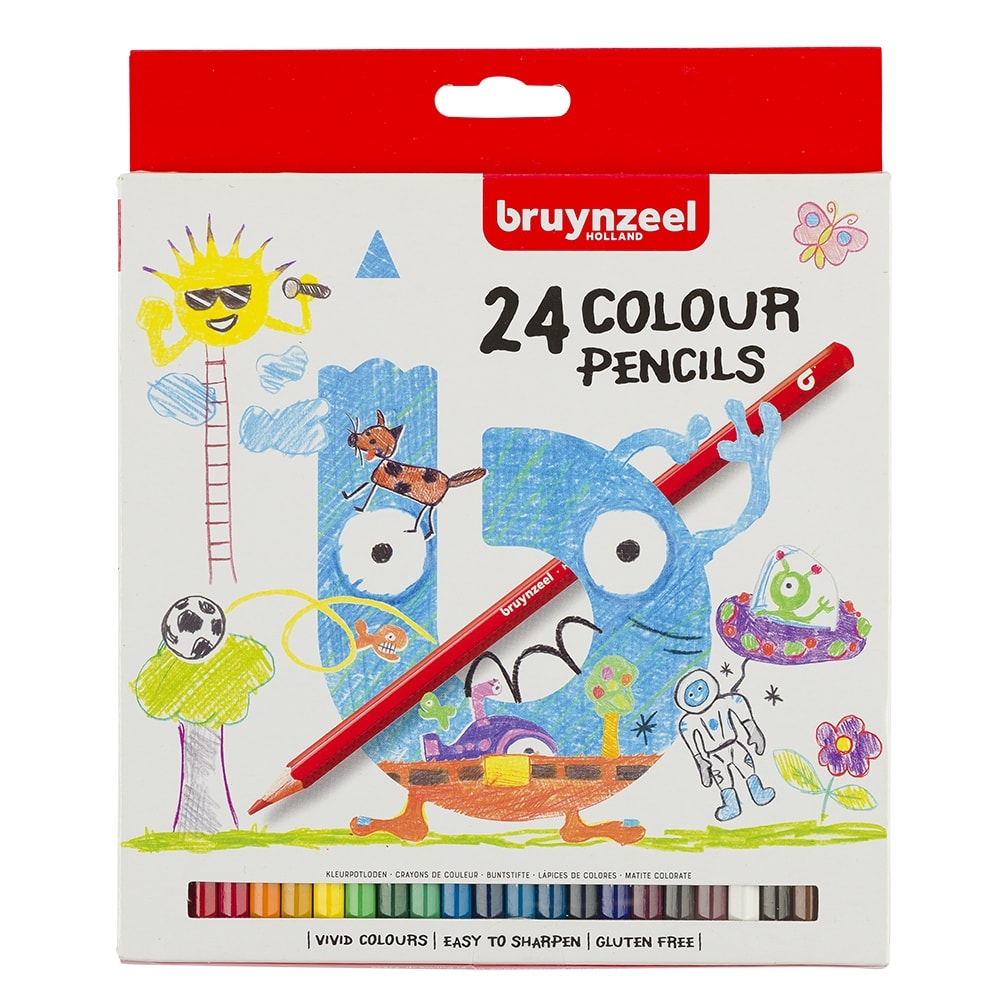 Colored Pencil Bruynzeel 24/Pack 60112003