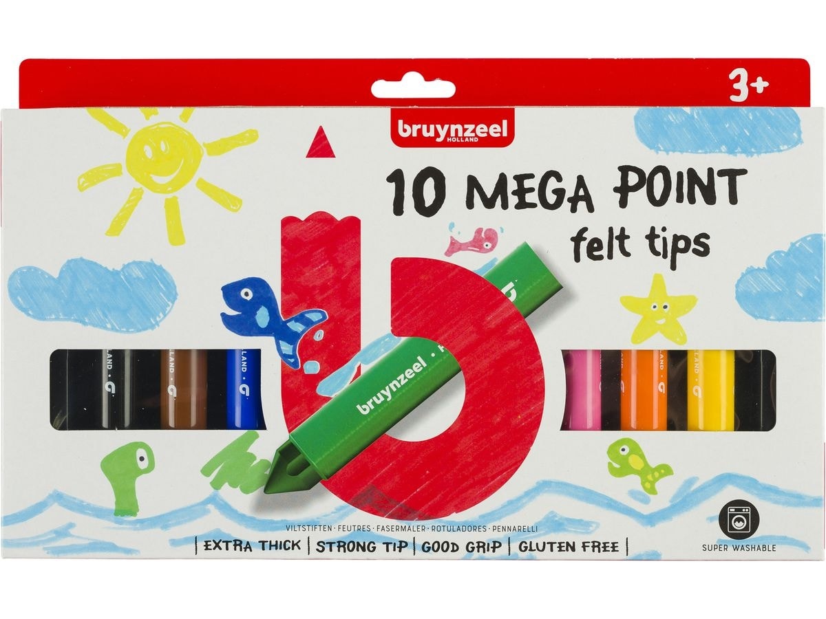 Marker Bruynzeel Megapoint 10/Pack 60122002
