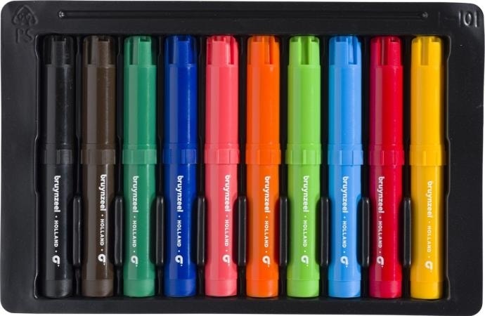Marker Bruynzeel Big Point 10/Pack 60122010