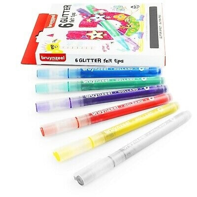 Marker Bruynzeel Glitter 6/Pack 60126006
