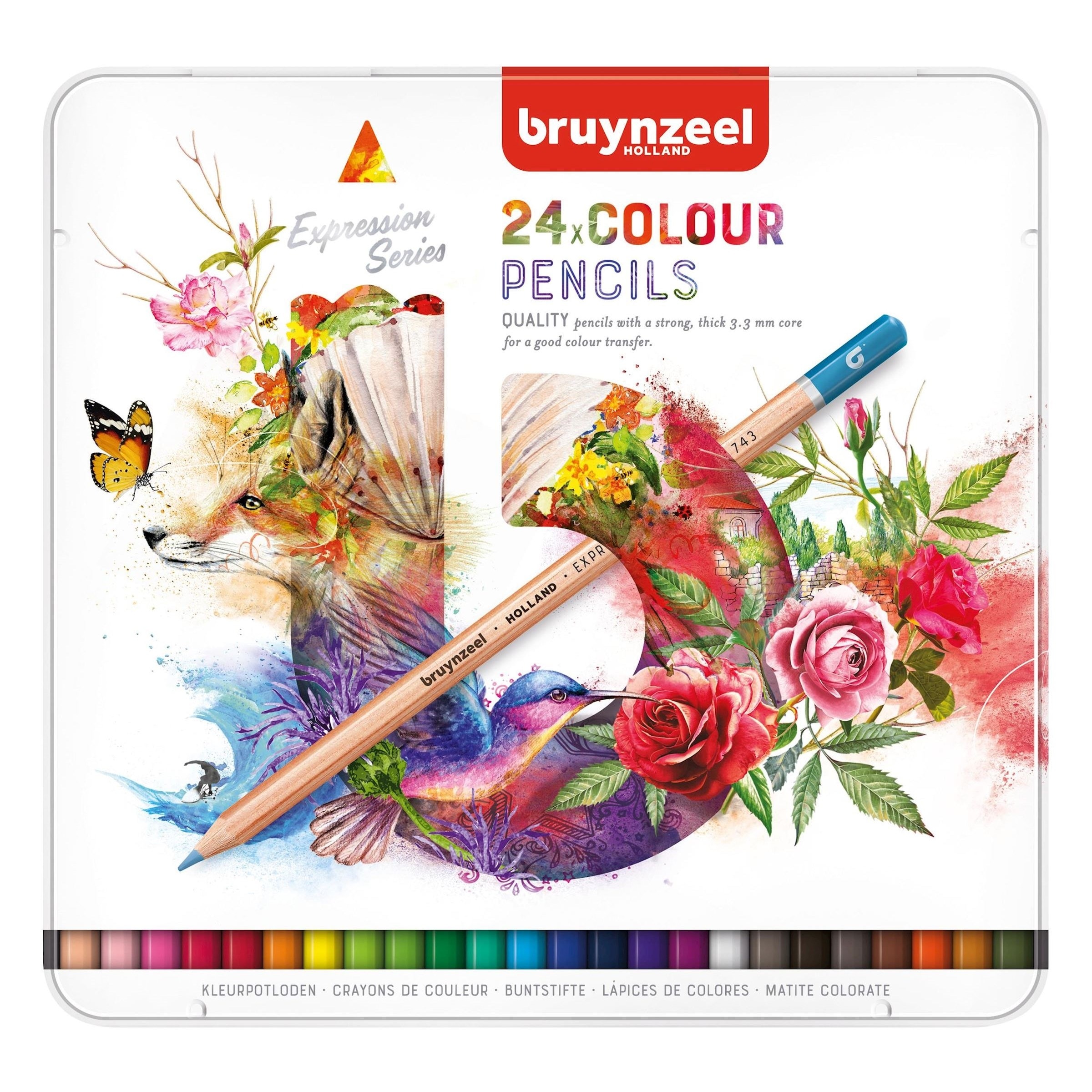 Colored Pencil Bruynzeel Expression 24/Pack 60312024