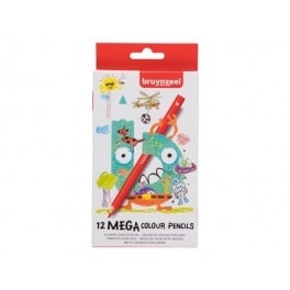 Colored Pencil Bruynzeel Mega 12/Pack 60517012