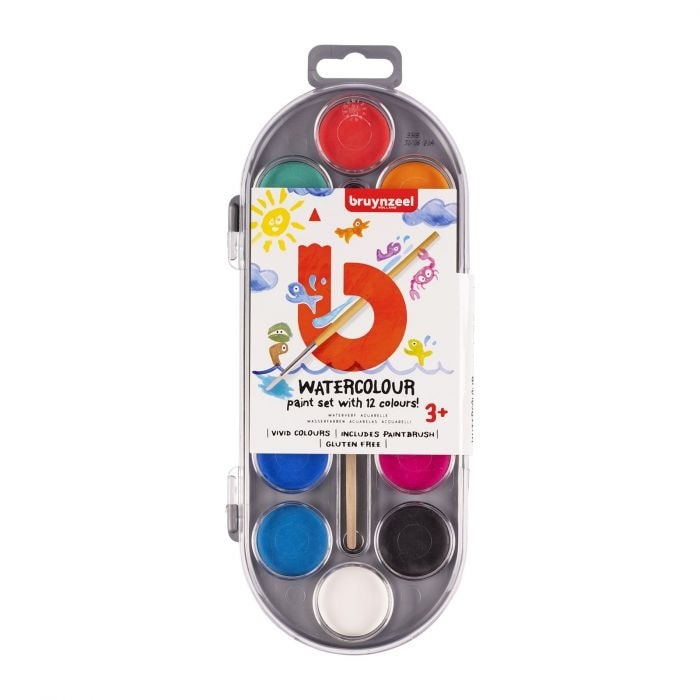 Watercolor Paint Bruynzeel 12/Pack Dots 60152012