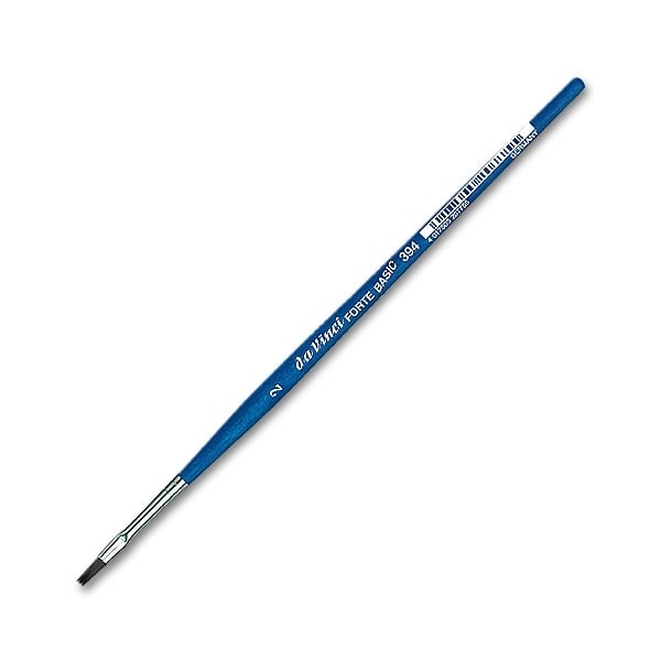 Davinci Forte Basic Brush Flat Blue Matt Handle 394 . Size 2