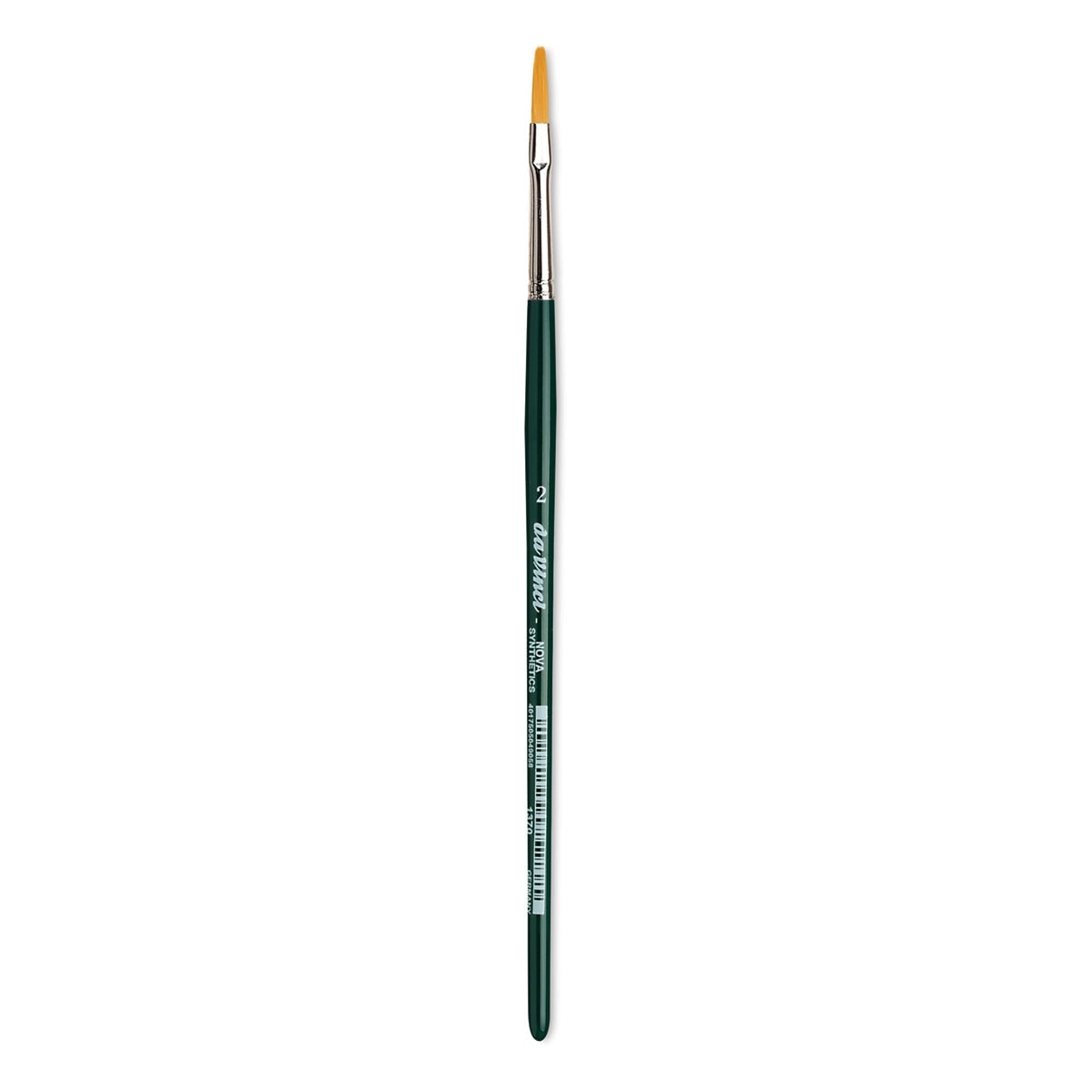 Davinci Nova One Stroke Brush Golden Synthetic Hair 1370 . Size 2