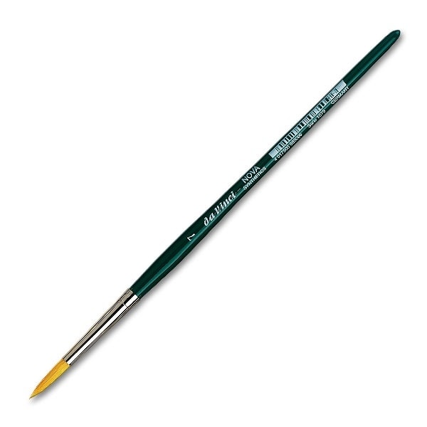 Davinci Nova Water Colour Brush Golden Synthetic Hair 1570 . Size 7