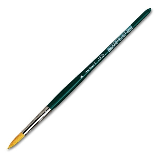 Davinci Nova Water Colour Brush Golden Synthetic Hair 1570 . Size 10