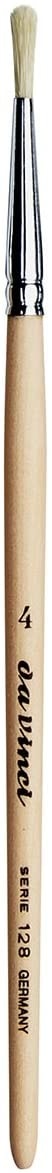 Davinci Brush Round White Bristle 128 . Size 4