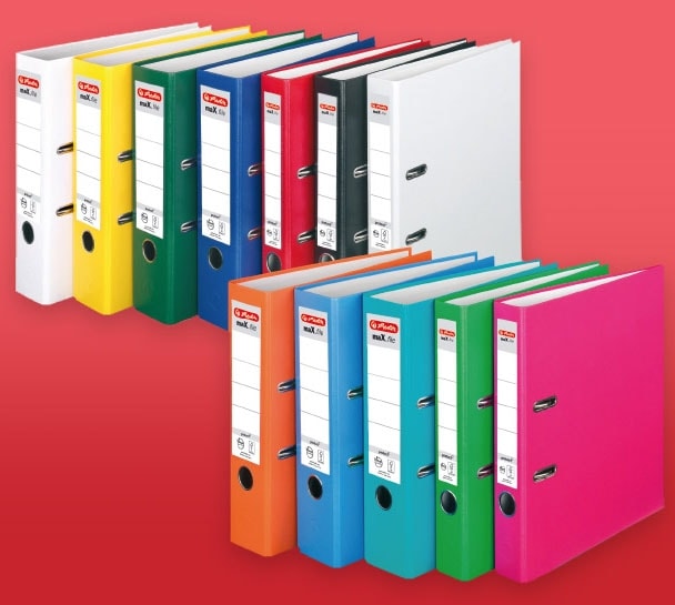 Box File Herlitz Pp Color A4 80Mm