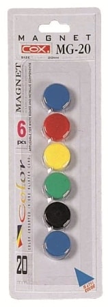 Magnet Cox 20Mm 6/Pack Mg-20