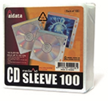 Cd Sleeve Aidata Holds 100Cds Cd2B-100