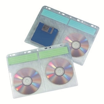 Cd Binder Sheets Aidata Holds 40Cds Cd4Bs-10