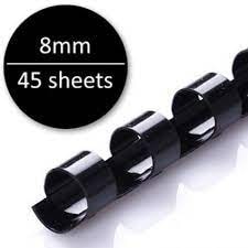 Binding Ring Mintra  8Mm 100/Pack Black 01021