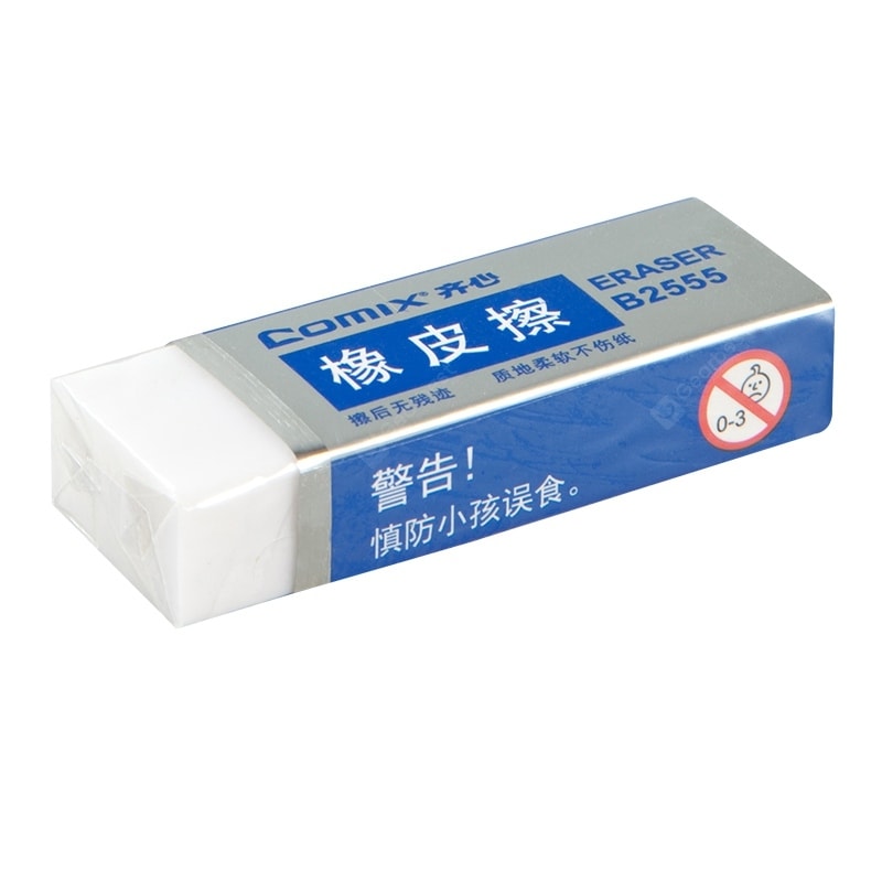 Eraser Comix 42X17X10Mm White B2554