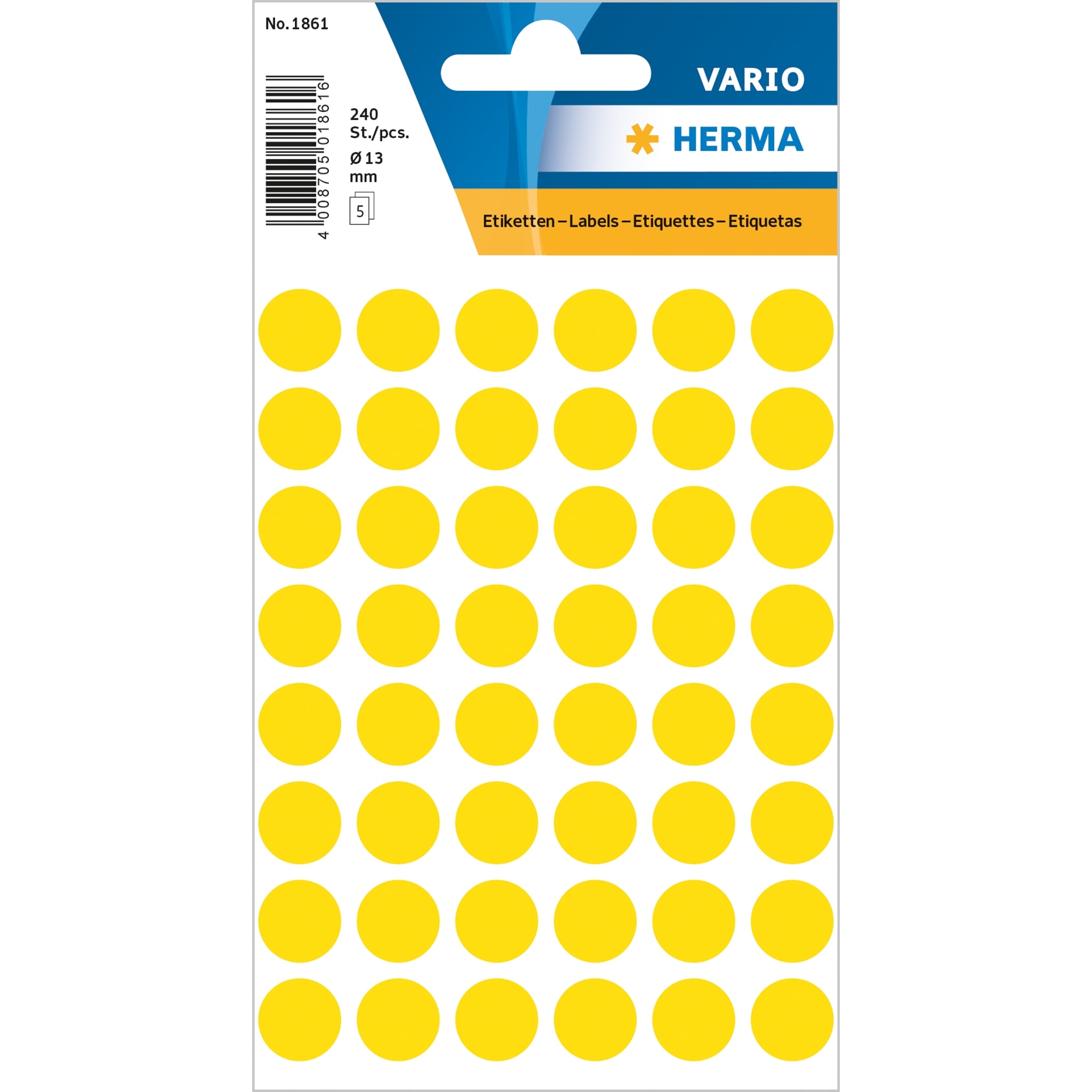 Label Herma Multi-Purpose Small Pack Dots 13Mm