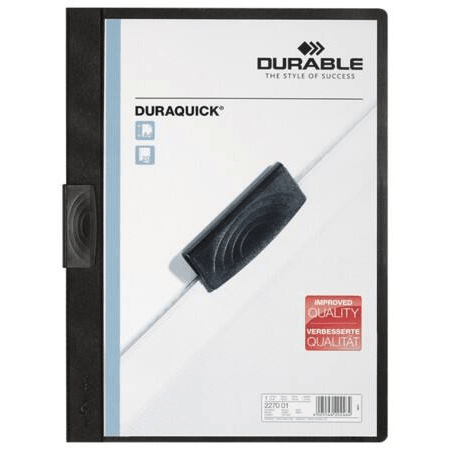 File W/Clip Durable Pp A4 Duraquick 2270
