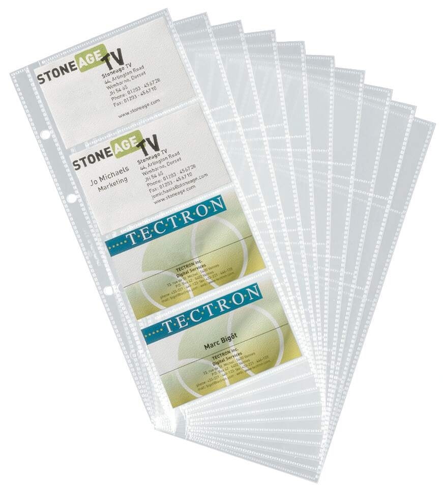 Business Card Album Durable Refill 80 Cards 2387-19