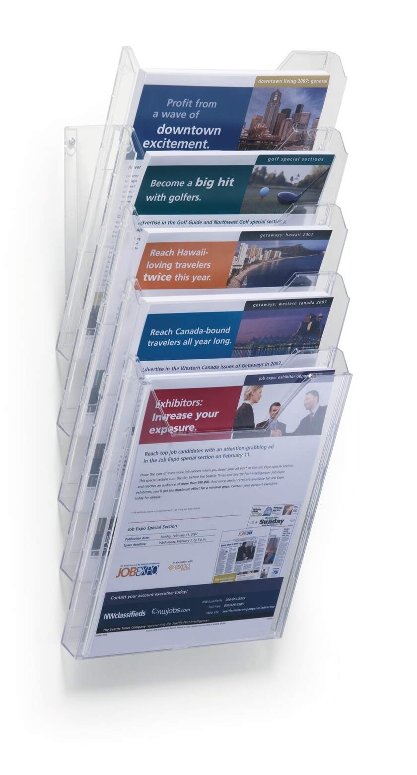 Combibox Durable A4 5Pcs Display Transparent 8586-19
