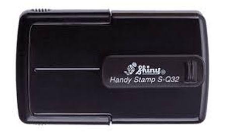Stamp Shiny Handy S-Q32 Black Handle Black