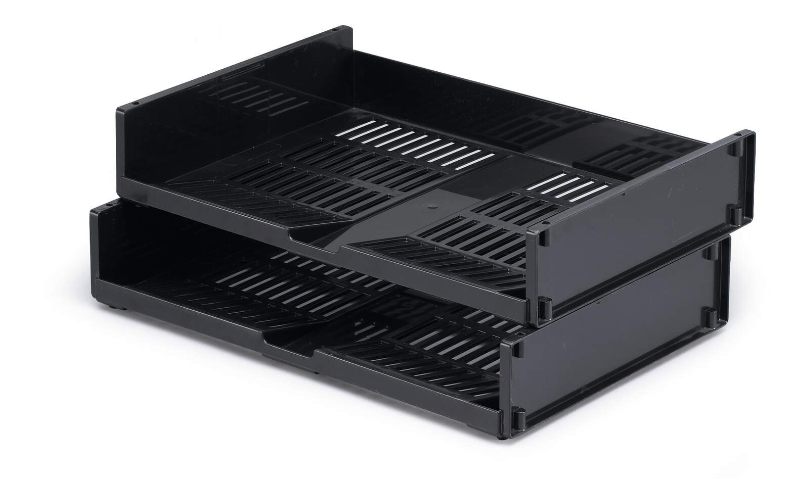 Letter Tray Durable A4 Landscape Optimo Charcoal 1700801058