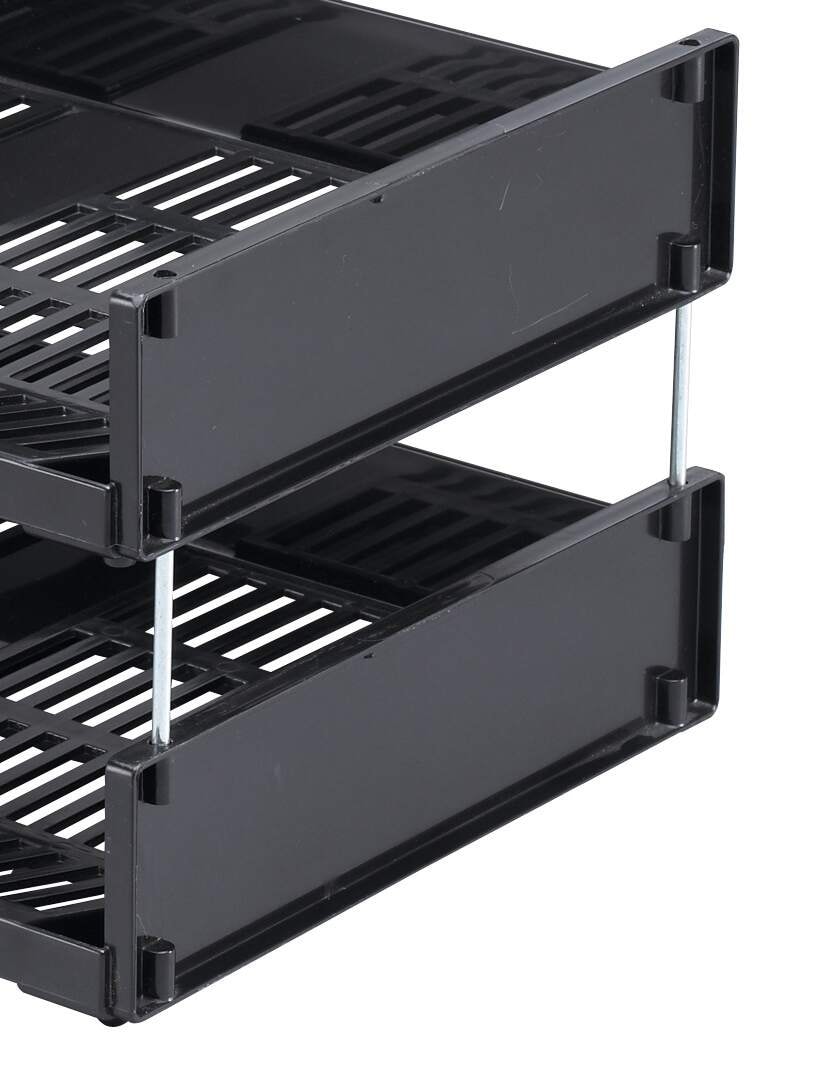 Letter Tray Riser Durable Optimo Silver 4/Pack 1700132001