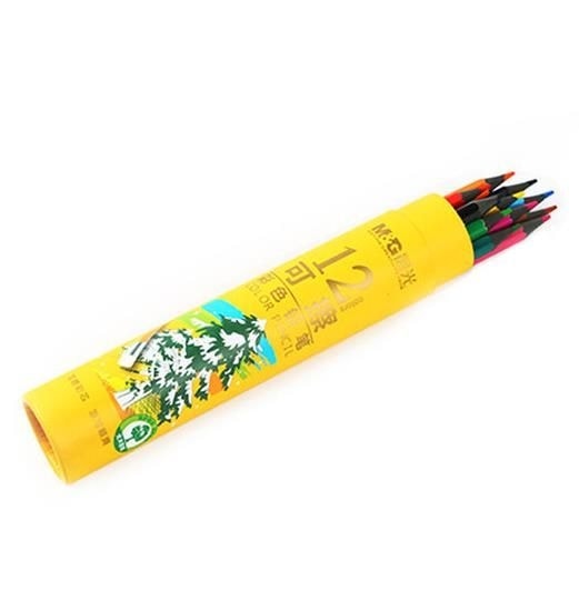 Colored Pencil M&G Erasable 12/Tube Awpq0506