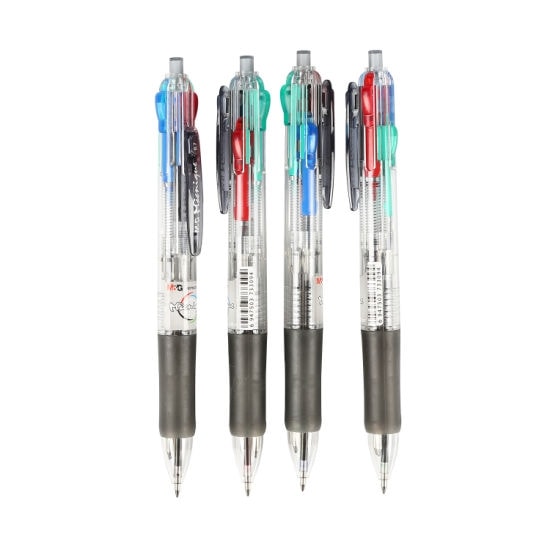 Pen Ballpoint M&G 0.7Mm Retractable 4 Colors Abp80371