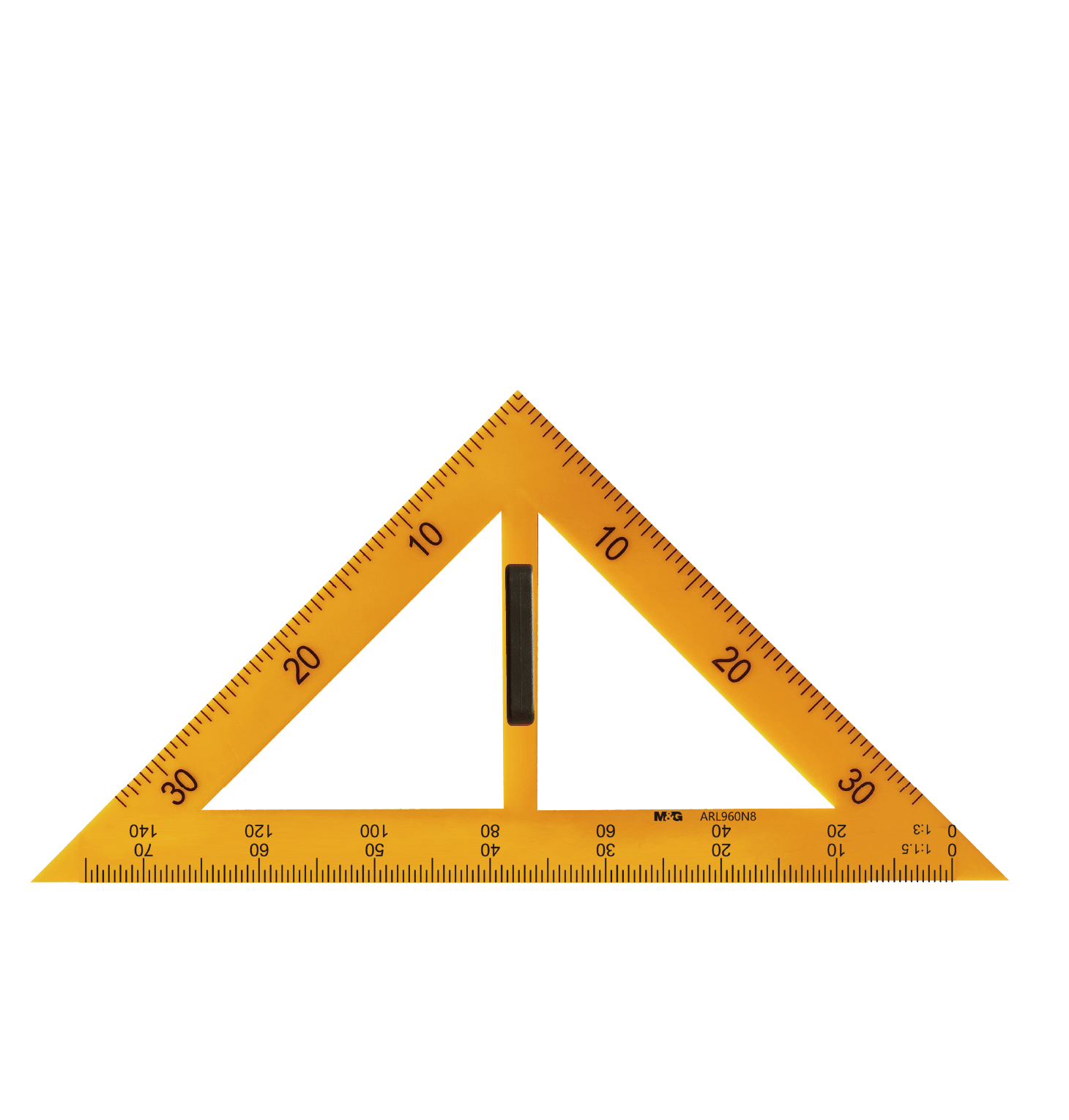 Ruler Triangular Square M&G 45 Degree 75 Cm Yellow Arl960N8
