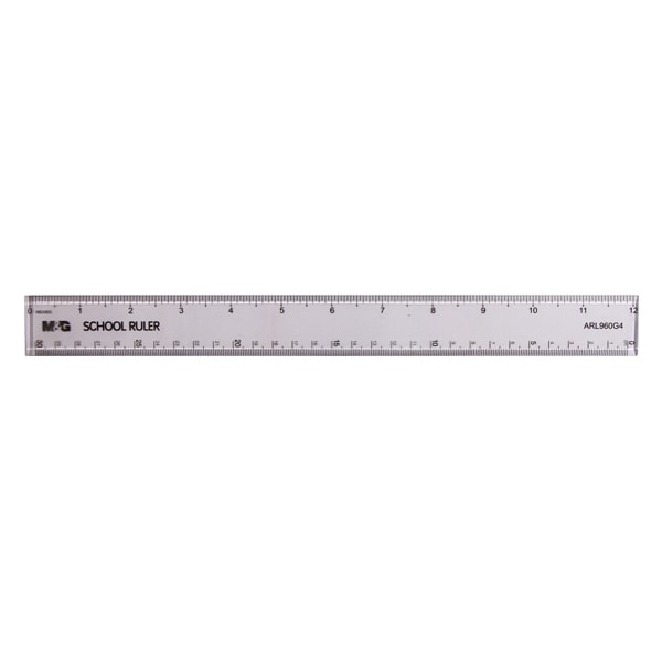 Ruler M&G Plastic 30Cm Arl960G4