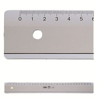 Ruler M+R Plastic 50Cm Inking Edge 1050 0000