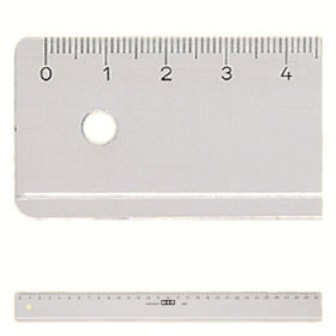 Ruler M+R Plastic 40Cm Clear Transparent 1140 0000