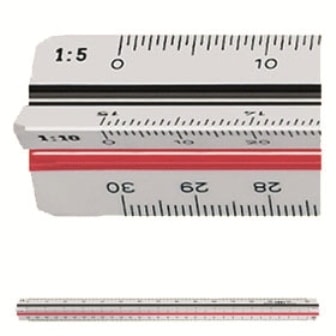 Ruler Reduction Scale  M+R 1631 0010 Architect 1 2Colors