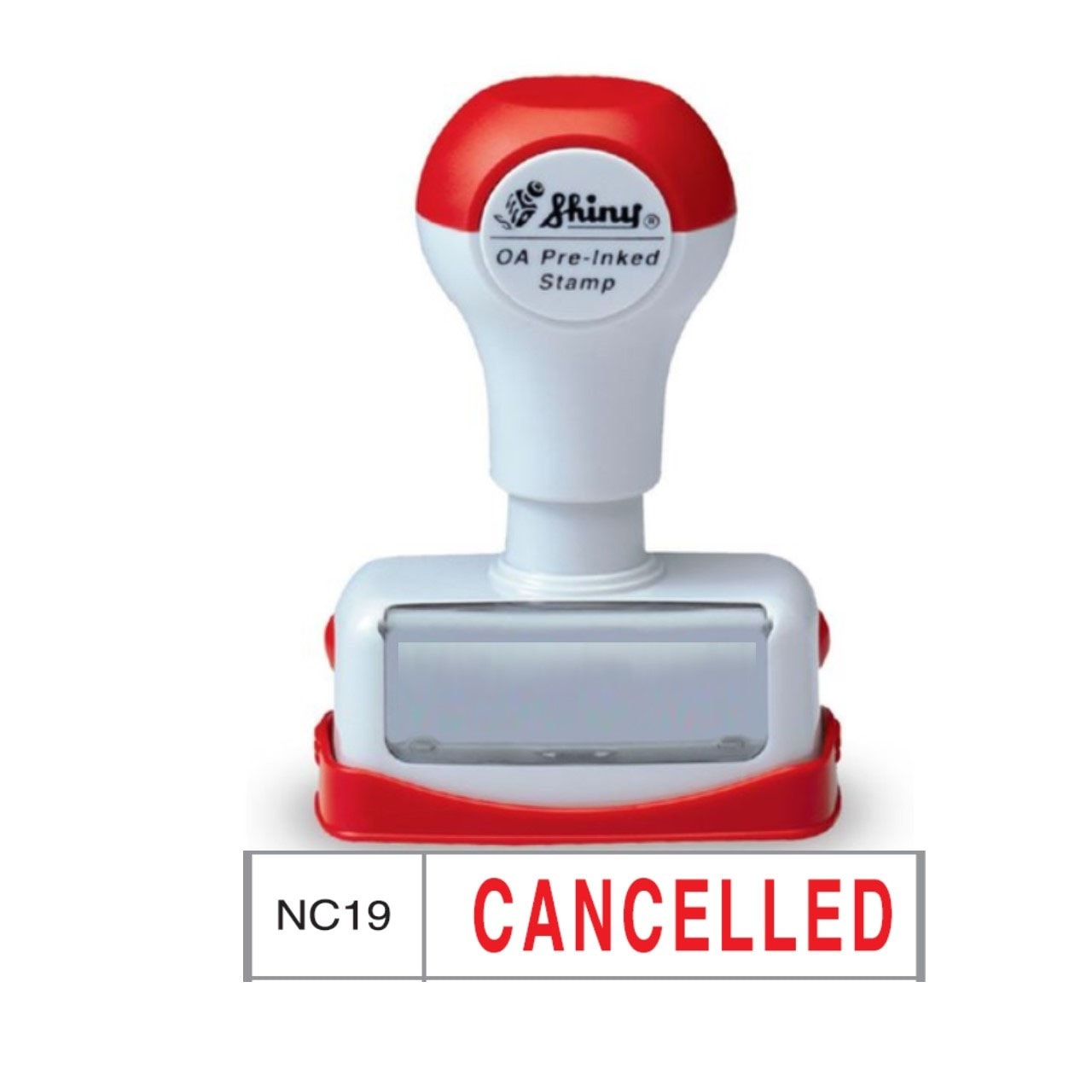 Stamp Shiny Pre-Inked "Cancelled"