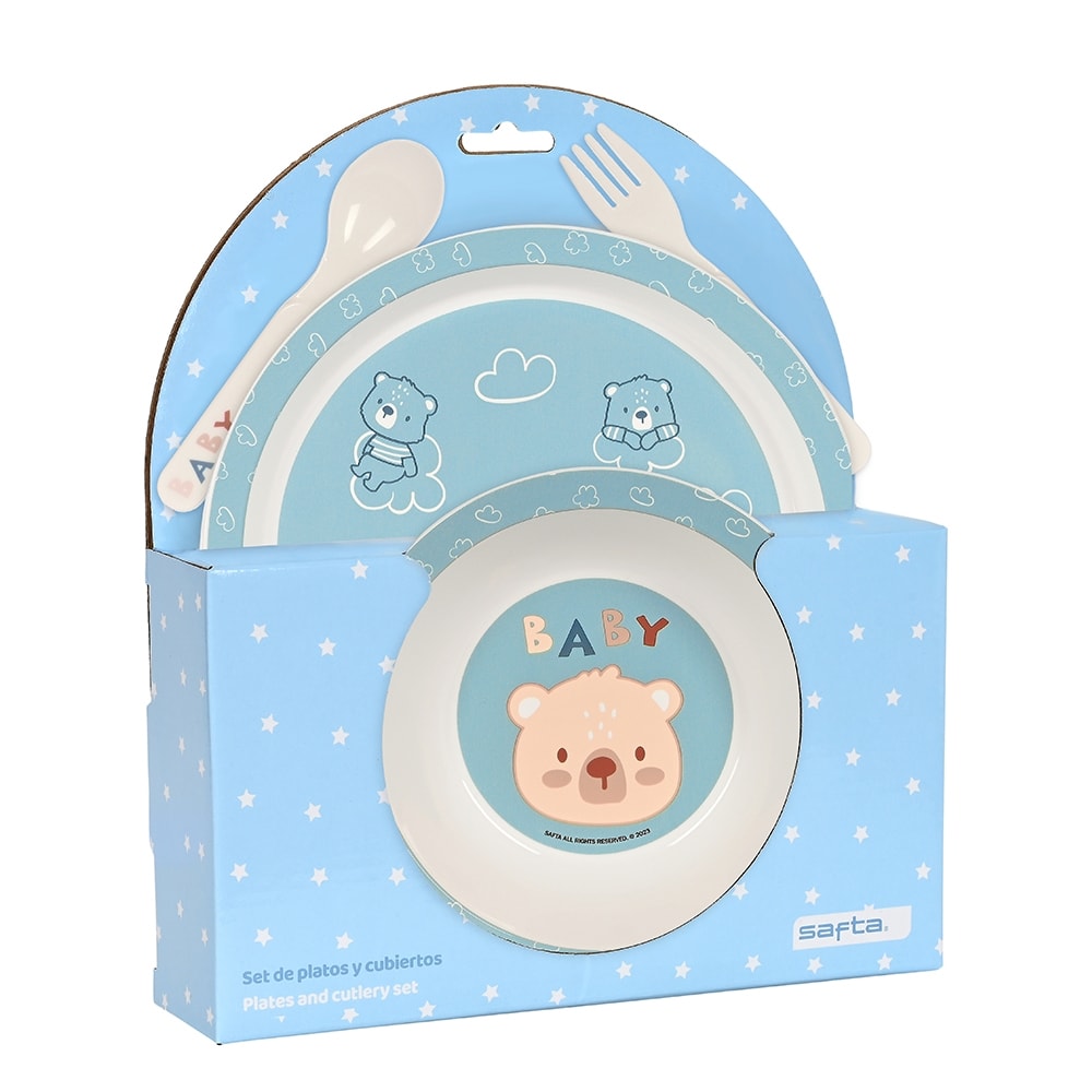 Plates And Cutlery Set Baby Bear