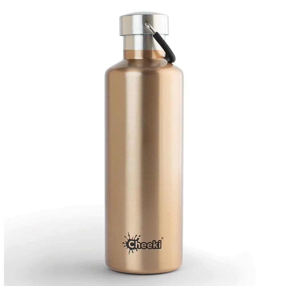 Water Bottle Cheeki Insulated Classic Bpa Free 600Ml Champag