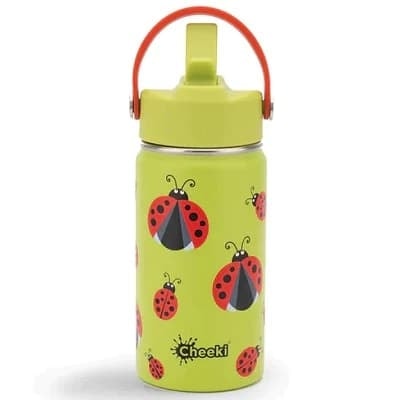 Water Bottle Cheeki Insulated Stainless Steel Bpa Free 400Ml