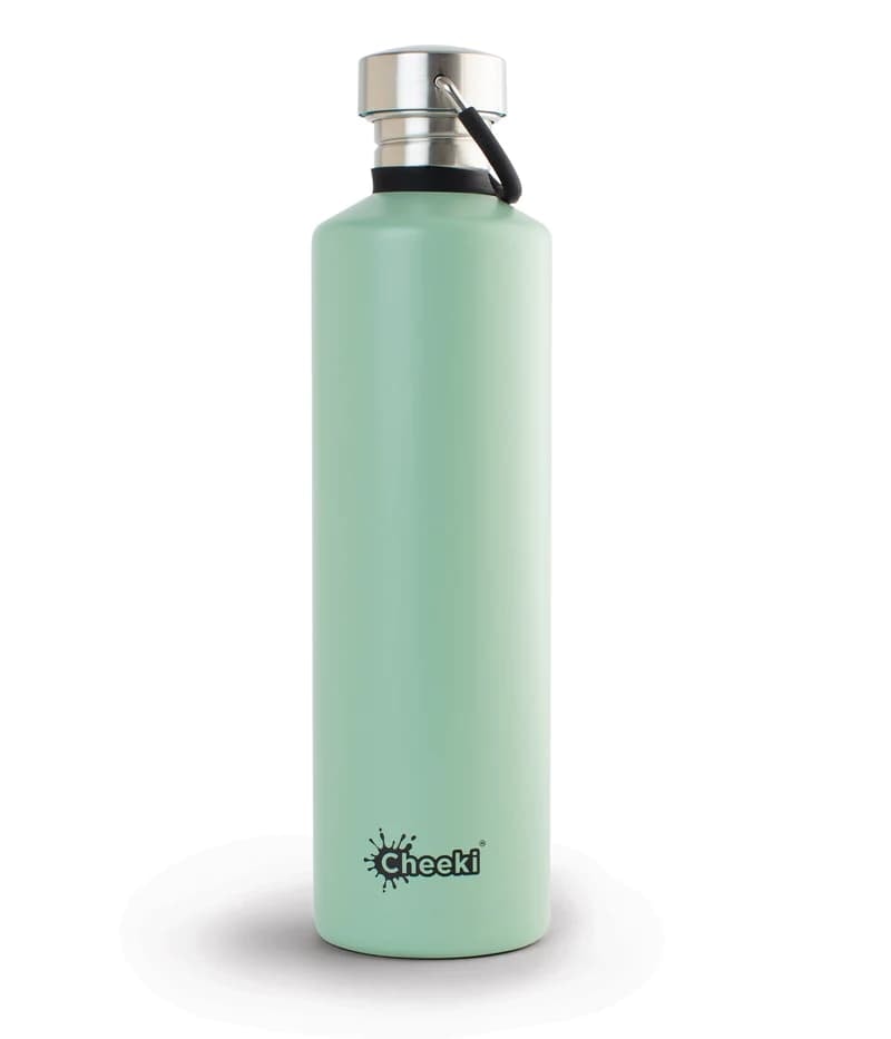 Water Bottle Cheeki Stainless Steel Bpa Free 750Ml Pistachio