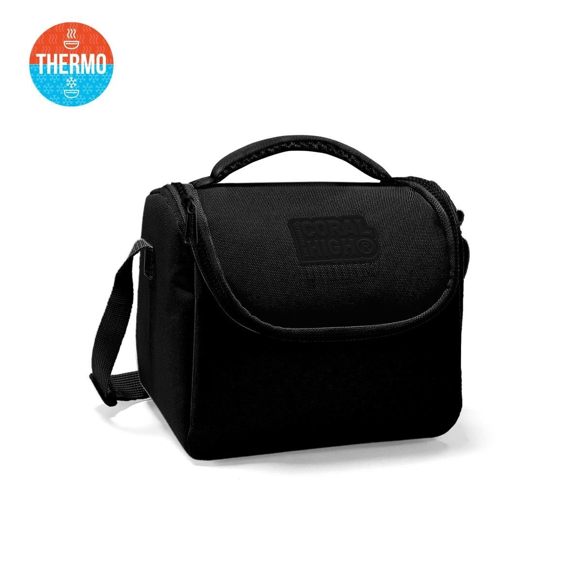 Lunch Bag Coral High Kids Black One Color Thermo 11845