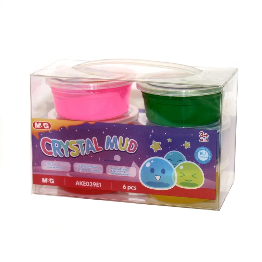 Crystal Mud Pvc M&G 6/Pack Ake039E1