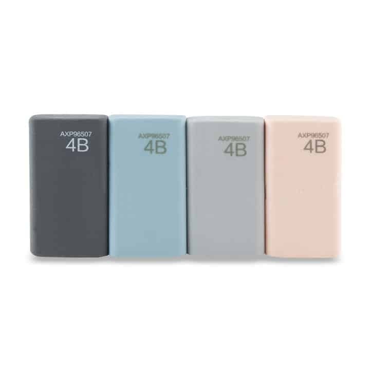 Eraser M&G U 4B Morandi Assorted Axp96507