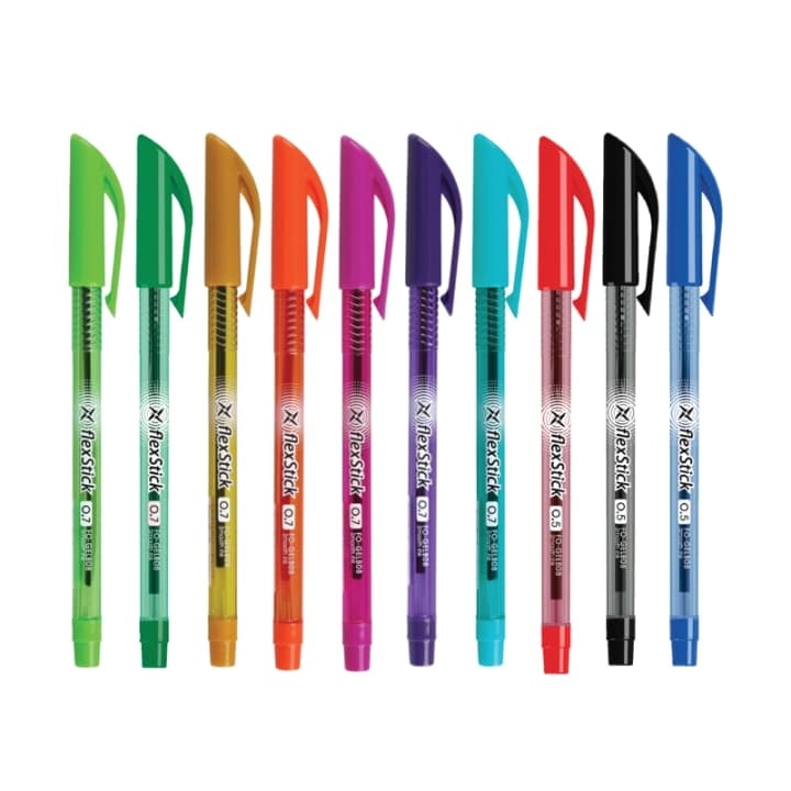 Pen Ballpoint Flexoffice Flexstick 0.7Mm  Fo-Gelb08