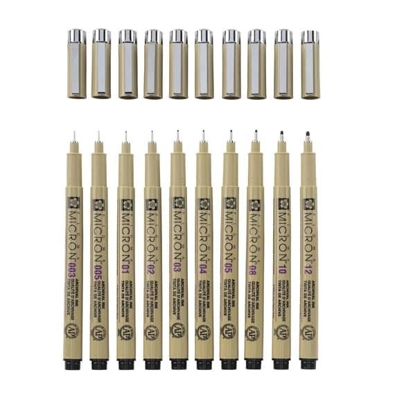 Pigment Marker Sakura Pigma Micron 02 0.30 Mm Xsdk02 19