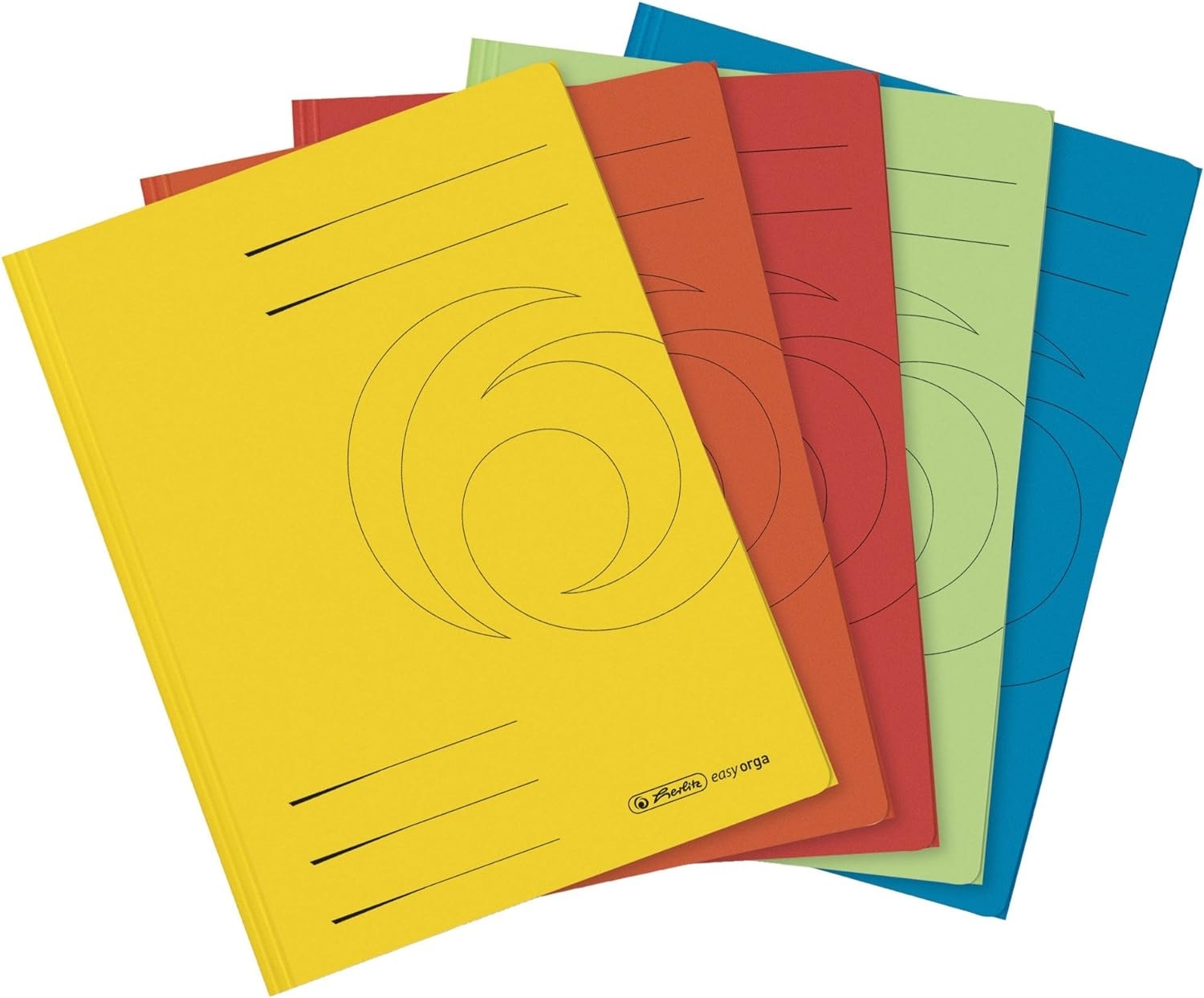 Folder With Flaps Herlitz Cardboard A4 320G