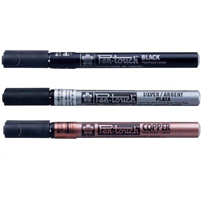 Permanent Marker Sakura Pen-Touch 1.0 Fine Black Xpmka 49