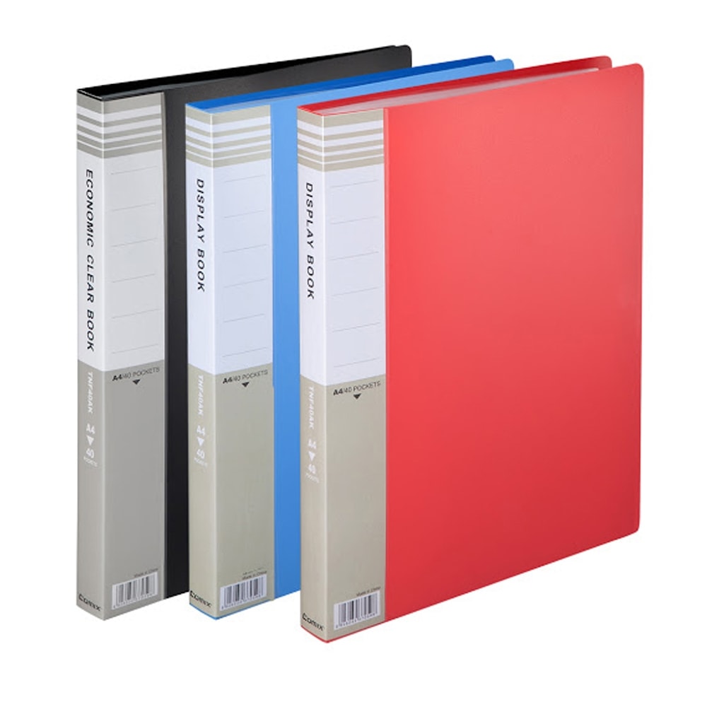 Display Album Comix Eco A4 40 Pockets Assorted Tnf40Ak