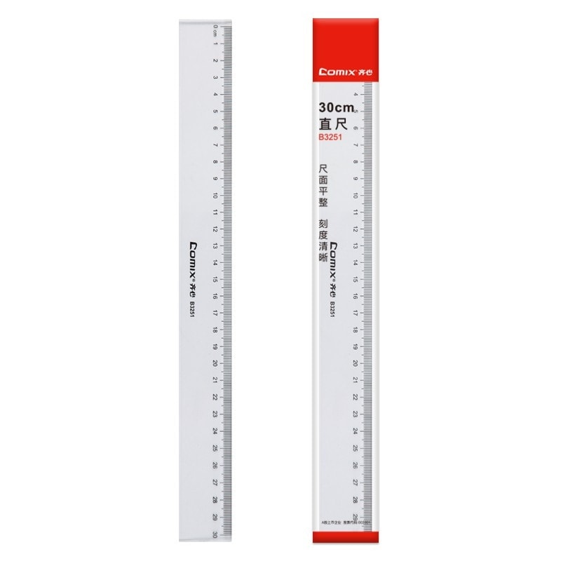 Ruler Comix Plastic 30Cm B3251