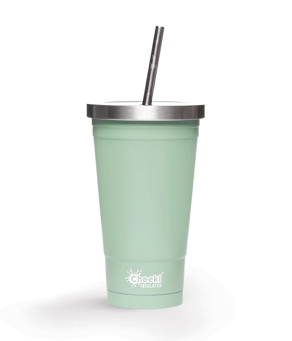 Tumbler Cheeki Stainless Steel Insulated 500Ml W/Straw Pista