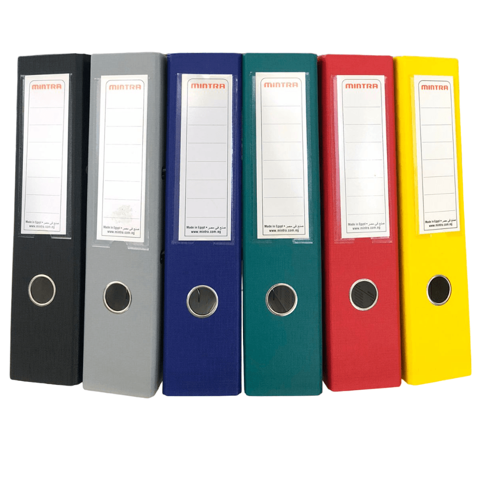 Box File Mintra Pp A4 80Mm Mechanism With Card Holder (Plastic Lock)